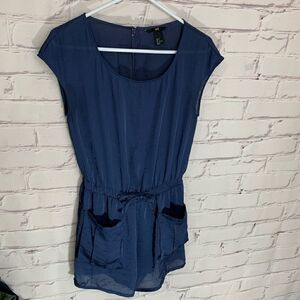 ‎H&M size 4 blue romper